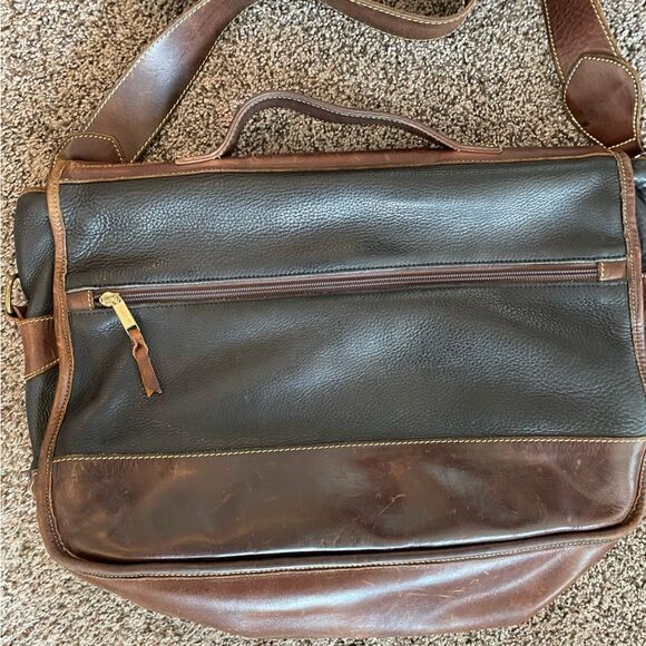 Dexter Leather Messenger Bag  - Picture 7 of 11